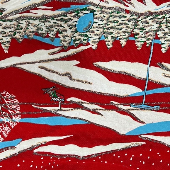 Vintage Nutcracker Christmas 1980s Ugly Xmas Sweater Holiday Sweatshirt - Picture 4 of 6